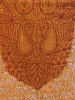 Load image into Gallery viewer, Seva Chikan Hand Embroidered Mustard Cotton Lucknowi Chikankari Unstitched Suit Piece-SCL0030