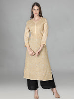 Load image into Gallery viewer, Seva Chikan Hand Embroidered Cotton Lucknowi Chikan Kurta