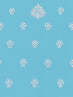 Load image into Gallery viewer, Seva Chikan Hand Embroidered Blue Terivoil Cotton Lucknowi Chikankari Unstitched Suit Piece-SCL13142