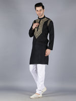 Load image into Gallery viewer, Seva Chikan Hand Embroidered Cotton Lucknowi Chikan Mens Kurta