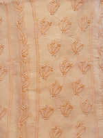 Load image into Gallery viewer, Seva Chikan Hand Embroidered Fawn Cotton Lucknowi Chikankari Unstitched Suit Piece-SCL0050