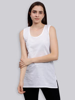 Load image into Gallery viewer, Seva Chikan Cotton Short Slips Combo of Black (Pack of 2)