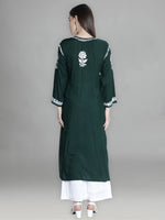 Load image into Gallery viewer, Seva Chikan Hand Embroidered Modal Cotton Lucknowi Chikankari Kurta
