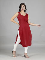 Load image into Gallery viewer, Seva Chikan Cotton Long Slips Combo of White (Pack of 2)