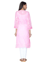 Load image into Gallery viewer, Seva Chikan Hand Embroidered Cotton Lucknowi Chikankari Kurta