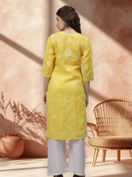 Load image into Gallery viewer, Seva Chikan Hand Embroidered Cotton Lucknowi Chikankari Kurta
