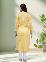 Load image into Gallery viewer, Seva Chikan Hand Embroidered Mal-Mal Lucknowi Chikankari Kurta