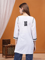 Load image into Gallery viewer, Seva Chikan Hand Embroidered Cotton Lucknowi Chikankari Top