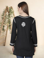 Load image into Gallery viewer, Seva Chikan Hand Embroidered Cotton Lucknowi Chikan Top