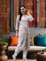 Load image into Gallery viewer, Seva Chikan Hand Embroidered Cotton Lucknowi Chikankari Kurta