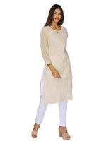 Load image into Gallery viewer, Seva Chikan Hand Embroidered Cotton Lucknowi Chikankari Kurta