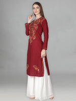 Load image into Gallery viewer, Seva Chikan Hand Embroidered Cotton Lucknowi Chikankari Kurta