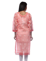 Load image into Gallery viewer, Seva Chikan Hand Embroidered Cotton Lucknowi Chikankari Kurta