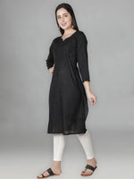 Load image into Gallery viewer, Seva Chikan Hand Embroidered Cotton Lucknowi Chikan Kurti