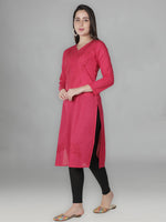 Load image into Gallery viewer, Seva Chikan Hand Embroidered Cotton Lucknowi Chikan Kurti