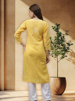 Load image into Gallery viewer, Seva Chikan Hand Embroidered Cotton Lucknowi Chikankari Kurta