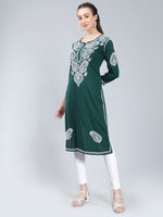 Load image into Gallery viewer, Seva Chikan Hand Embroidered Rayon Lucknowi Chikankari Kurta