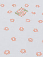 Load image into Gallery viewer, Seva Chikan Hand Embroidered White Terivoil Cotton Lucknowi Chikankari Unstitched Suit Piece-SEV15077