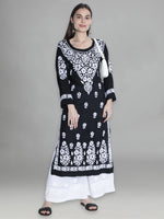 Load image into Gallery viewer, Seva Chikan Hand Embroidered Modal Cotton Lucknowi Chikankari Kurta