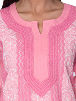 Load image into Gallery viewer, Seva Chikan Hand Embroidered Cotton Lucknowi Chikankari Kurta