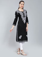 Load image into Gallery viewer, Seva Chikan Hand Embroidered Rayon Lucknowi Chikankari Kurta