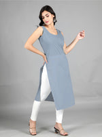 Load image into Gallery viewer, Seva Chikan Cotton Long Slips Combo of White (Pack of 2)
