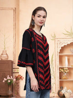 Load image into Gallery viewer, Seva Chikan Hand Embroidered Cotton Lucknowi Chikan Top