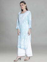 Load image into Gallery viewer, Seva Chikan Hand Embroidered Modal Cotton Lucknowi Chikankari Kurta