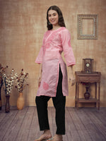 Load image into Gallery viewer, Seva Chikan Hand Embroidered Cotton Lucknowi Chikankari Kurta