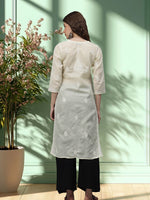 Load image into Gallery viewer, Seva Chikan Hand Embroidered Cotton Lucknowi Chikankari Kurta
