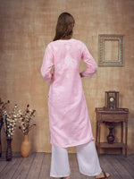 Load image into Gallery viewer, Seva Chikan Hand Embroidered Cotton Lucknowi Chikankari Kurta