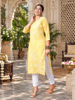 Load image into Gallery viewer, Seva Chikan Hand Embroidered Lucknowi Chikankari Kurta Set