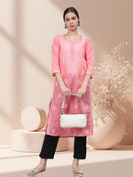 Load image into Gallery viewer, Seva Chikan Hand Embroidered Cotton Lucknowi Chikankari Kurta