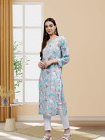 Load image into Gallery viewer, Seva Chikan Hand Embroidered Cotton Lucknowi Chikankari Kurta