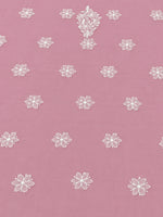Load image into Gallery viewer, Seva Chikan Hand Embroidered Pink Cotton Lucknowi Chikankari Unstitched Suit Piece-SEV15053