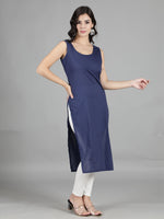 Load image into Gallery viewer, Seva Chikan Cotton Long Slips Combo of White (Pack of 2)