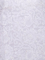 Load image into Gallery viewer, Seva Chikan Hand Embroidered White Cotton Lucknowi Chikan Kurti-SCL0297