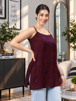 Load image into Gallery viewer, Seva Chikan Hand Embroidered Rayon Lucknowi Chikan Top