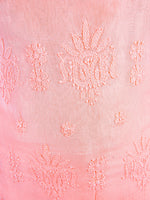 Load image into Gallery viewer, Seva Chikan Hand Embroidered Chanderi Lucknowi Chikankari Unstitched Suit Piece