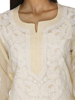 Load image into Gallery viewer, Seva Chikan Hand Embroidered Cotton Lucknowi Chikankari Kurta