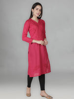 Load image into Gallery viewer, Seva Chikan Hand Embroidered Cotton Lucknowi Chikan Kurti