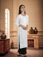 Load image into Gallery viewer, Seva Chikan Hand Embroidered Rayon Lucknowi Chikankari Kurta