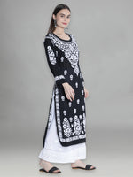 Load image into Gallery viewer, Seva Chikan Hand Embroidered Modal Cotton Lucknowi Chikankari Kurta