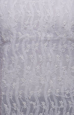 Load image into Gallery viewer, Seva Chikan Hand Embroidered White Cotton Lucknowi Chikankari Short Top-SCL0159