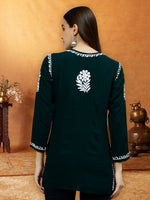 Load image into Gallery viewer, Seva Chikan Hand Embroidered Modal Lucknowi Chikankari Top