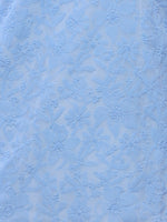 Load image into Gallery viewer, Seva Chikan Hand Embroidered Blue Cotton Lucknowi Chikan Kurti-SCL0216