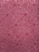Load image into Gallery viewer, Seva Chikan Hand Embroidered Onion Pink Cotton Lucknowi Chikan Kurti-SCL0330
