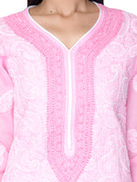 Load image into Gallery viewer, Seva Chikan Hand Embroidered Cotton Lucknowi Chikankari Kurta