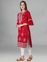 Load image into Gallery viewer, Seva Chikan Hand Embroidered Cotton Lucknowi Chikankari Kurta
