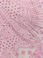 Load image into Gallery viewer, Seva Chikan Hand Embroidered White Pure Georgette Lucknowi Saree-SCL0588